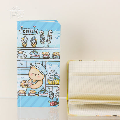 Hard Cover Cartoon Characters Grid Pages Notebook