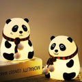 Panda with Mufler Night Table Lamp