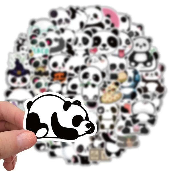 Panda World Stickers Pack - Set of 50