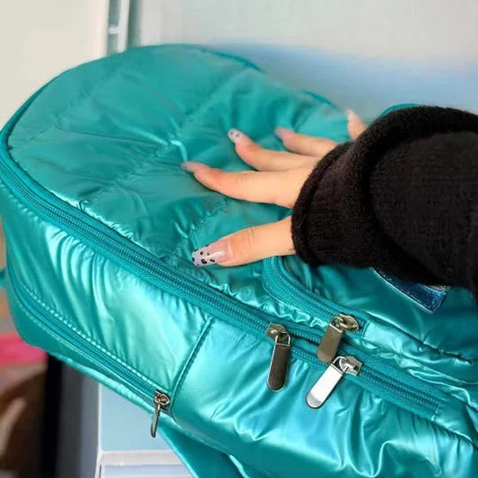 Cute Rainbow Puffer Backpack