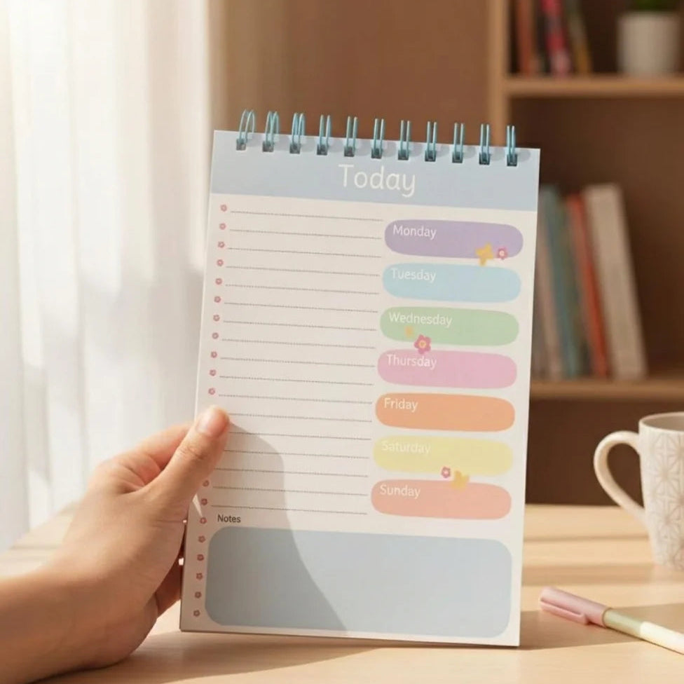 Today Planner PP Cover Flip-Up Notepad