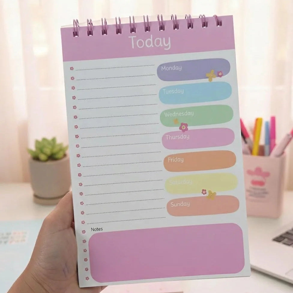 Today Planner PP Cover Flip-Up Notepad