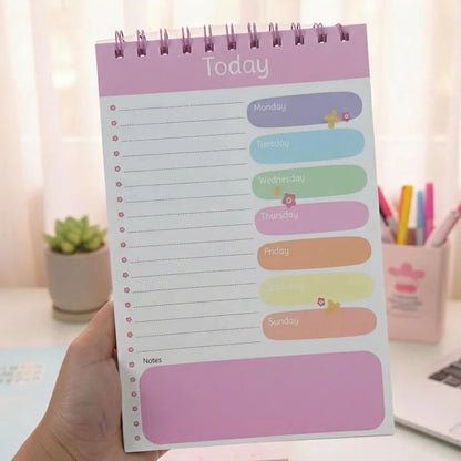 Today Planner PP Cover Flip-Up Notepad