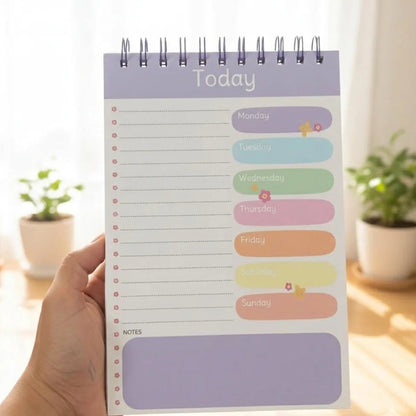 Today Planner PP Cover Flip-Up Notepad