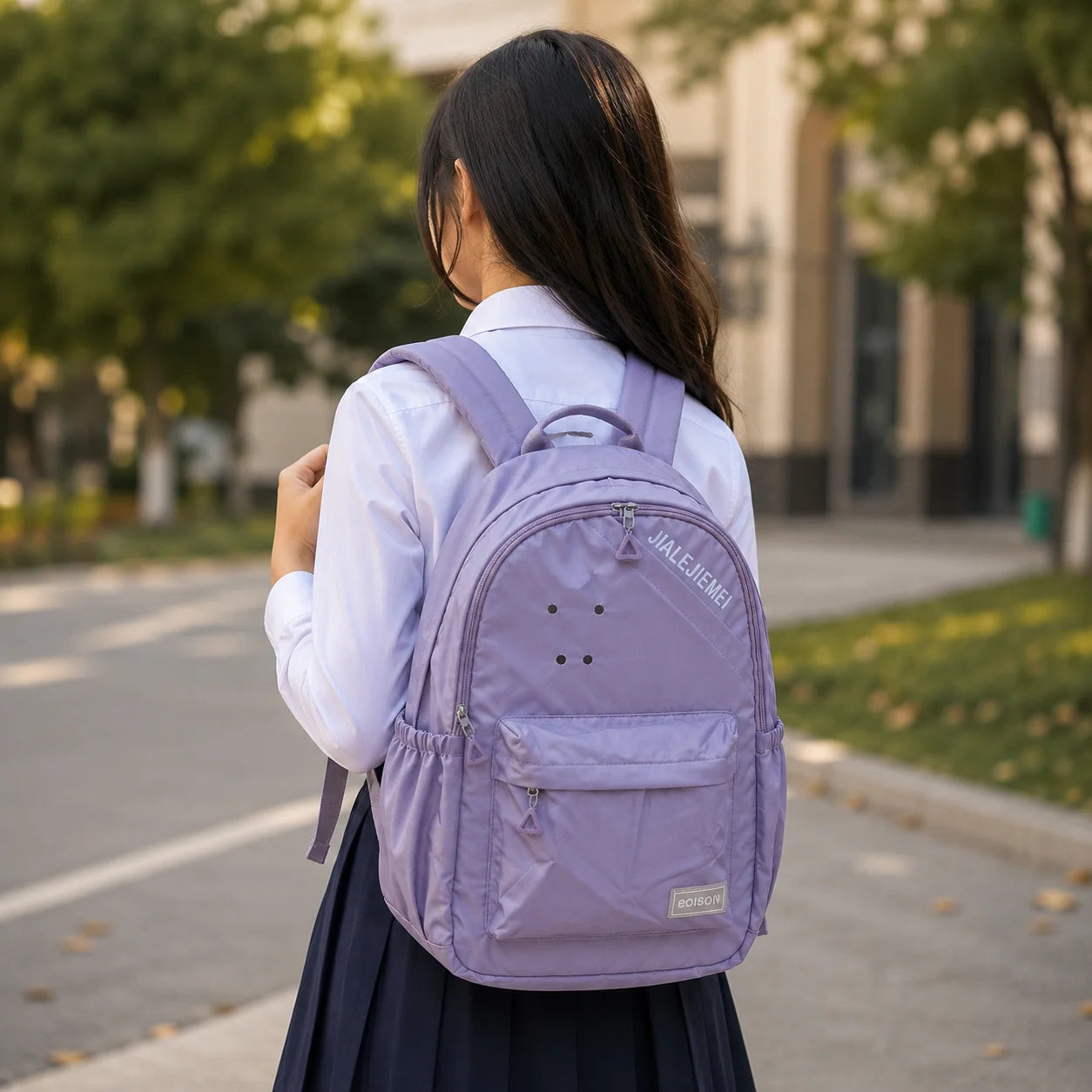 JIALEJIEMEI Korean Style School Backpack