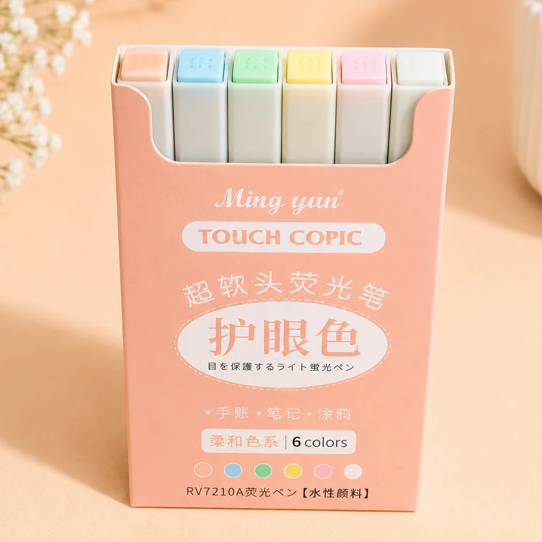 Pastel Color Highlighters Pens