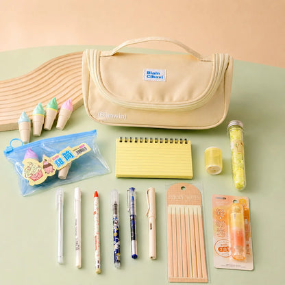Beige Stationery Essentials Bundle