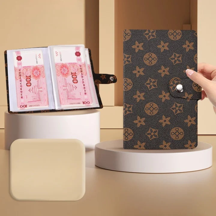 PU Leather Multi-Use Storage Book