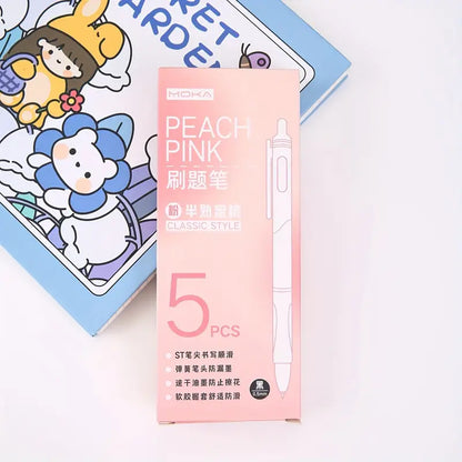 Peach Pink Press Neutral Gel Pen