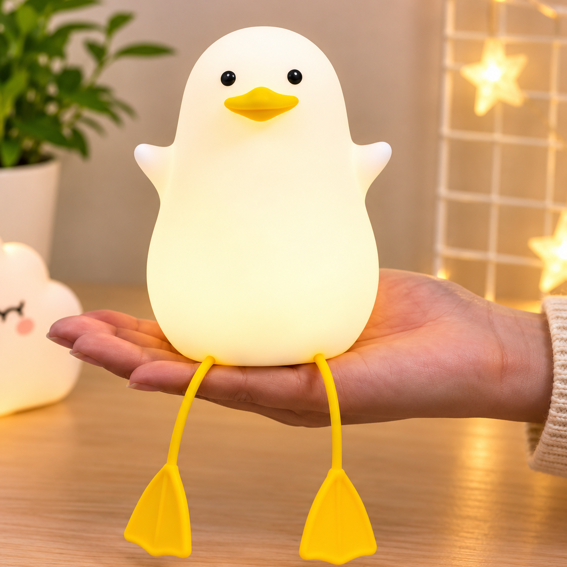 Duck LED Night Lamp with Flexible Legs