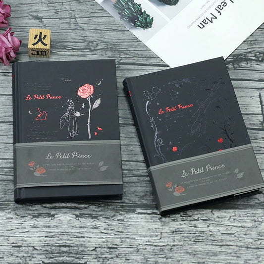 Little Prince Retro Black Cover Journal