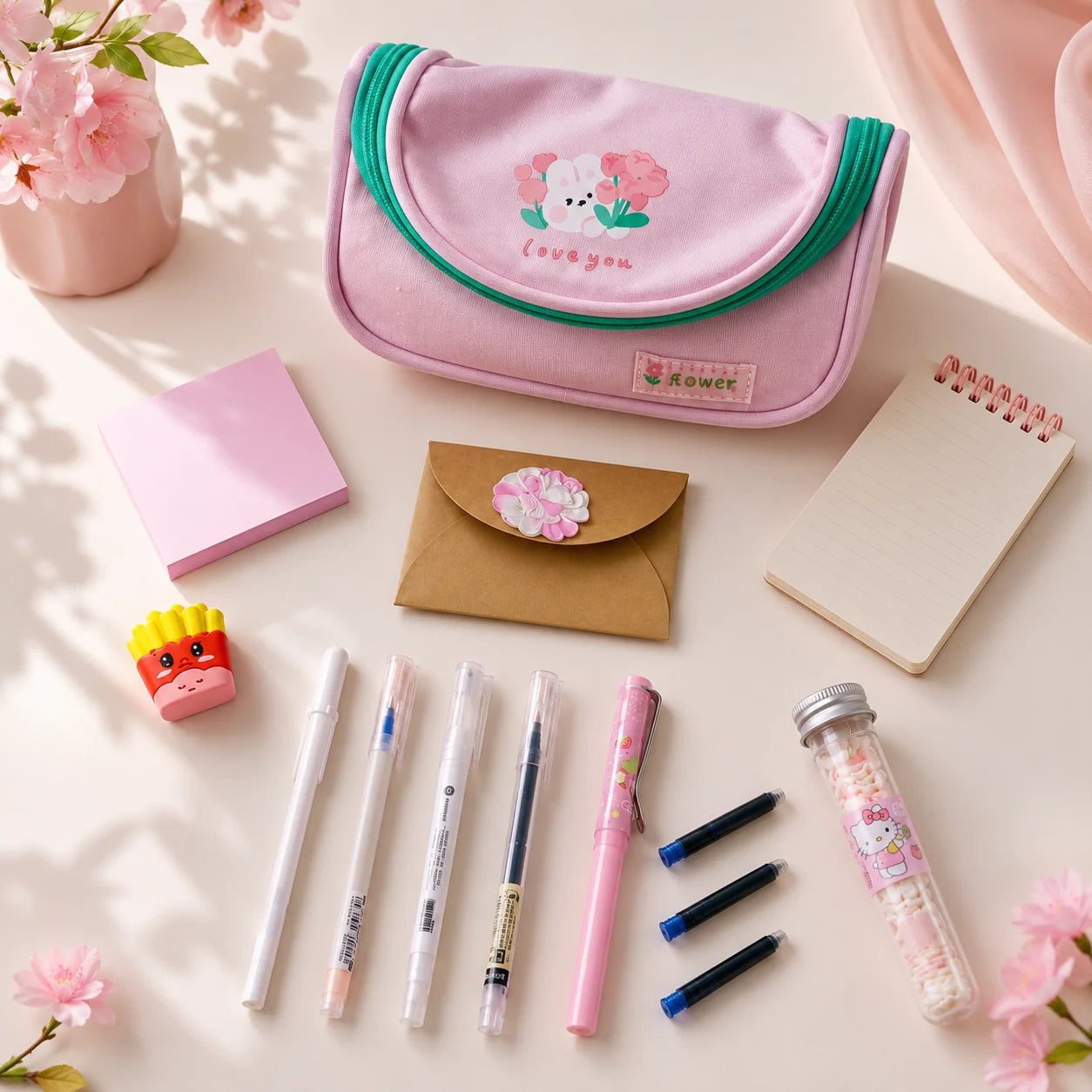 Blush Bunny Stationery Gift Set