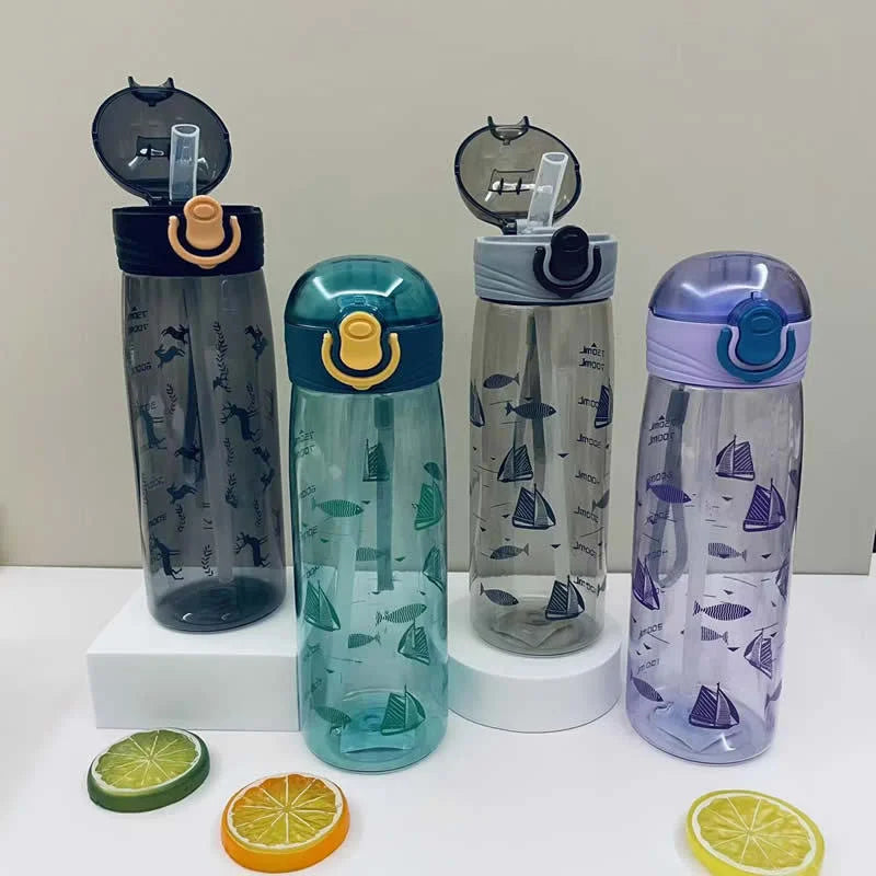 Ocean World Plastic Sipper Water Bottle