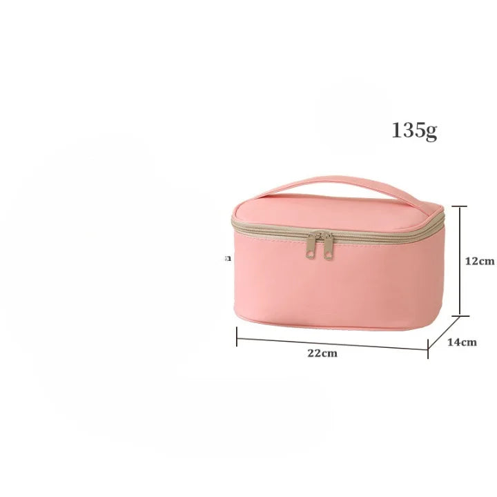 Portable Travel Makeup Case with Handle