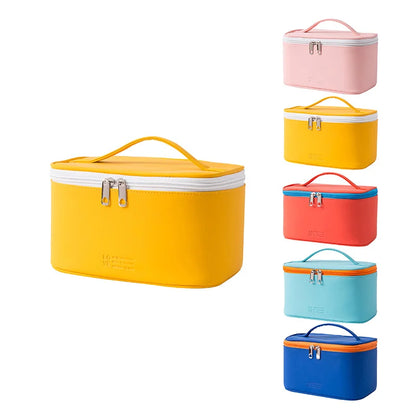 Portable Travel Makeup Case with Handle