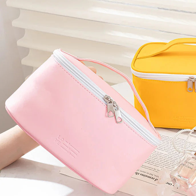 Portable Travel Makeup Case with Handle