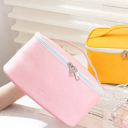 Portable Travel Makeup Case with Handle