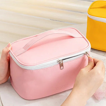 Portable Travel Makeup Case with Handle