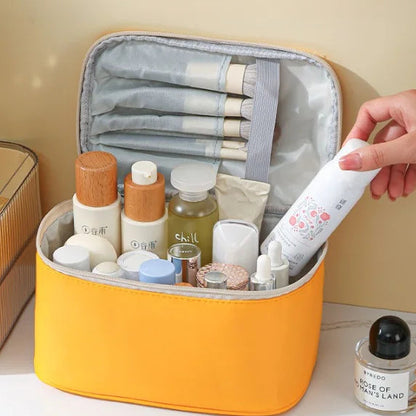 Portable Travel Makeup Case with Handle