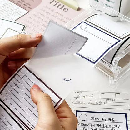 Post-It Memo Roll Sticker and Sticky Notes Label