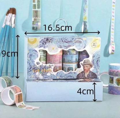 Van Gogh Inspired Art Washi Tape Set