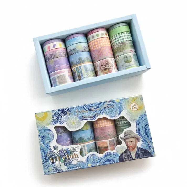 Van Gogh Inspired Art Washi Tape Set