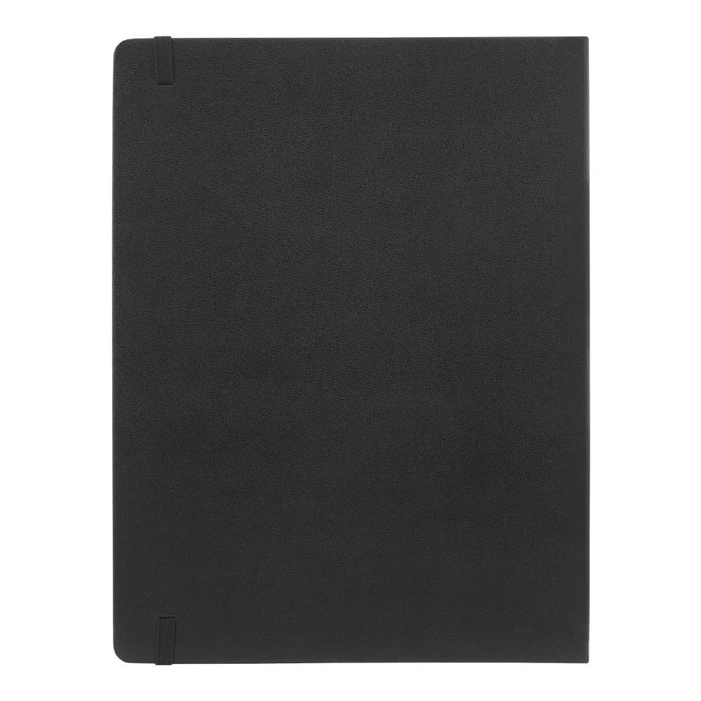 Classic Black Hardcover Notebook with Elastic Closure