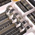 Black & Gold Decorative Washi Tape