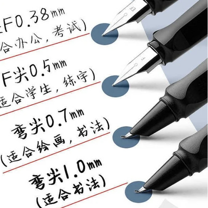 Calligraphy Ink Pens with Curved Nibs