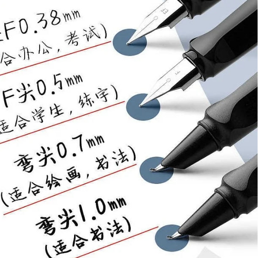 Calligraphy Ink Pens with Curved Nibs
