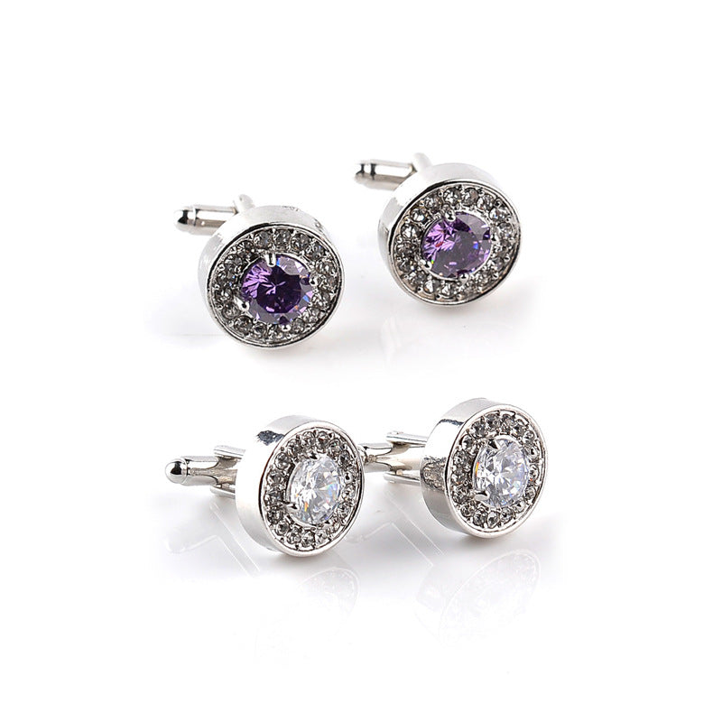 Premium Rhinestone Cufflinks