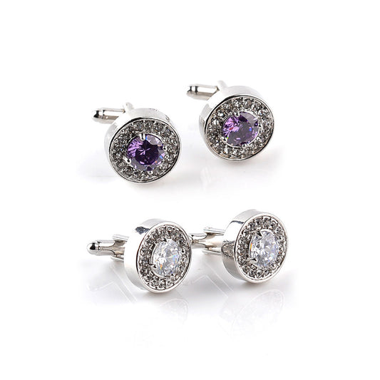 Premium Rhinestone Cufflinks