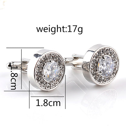 Premium Rhinestone Cufflinks