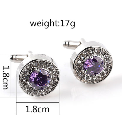 Premium Rhinestone Cufflinks