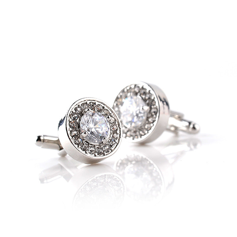 Premium Rhinestone Cufflinks