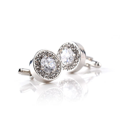 Premium Rhinestone Cufflinks