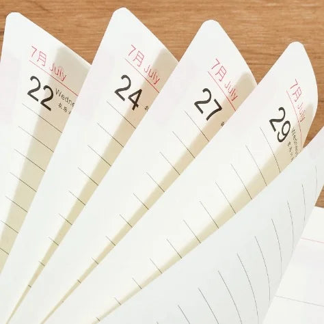 Premium Soft Cover 365 Days Daily Planner With Pen