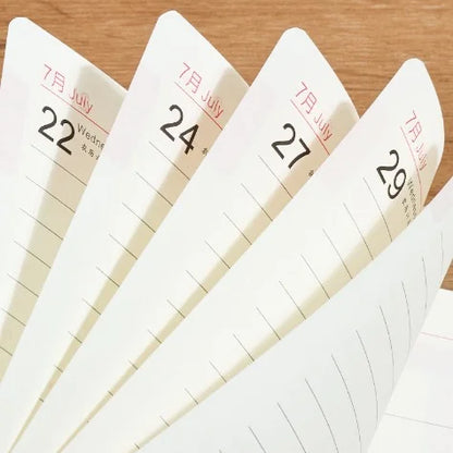 Premium Soft Cover 365 Days Daily Planner With Pen