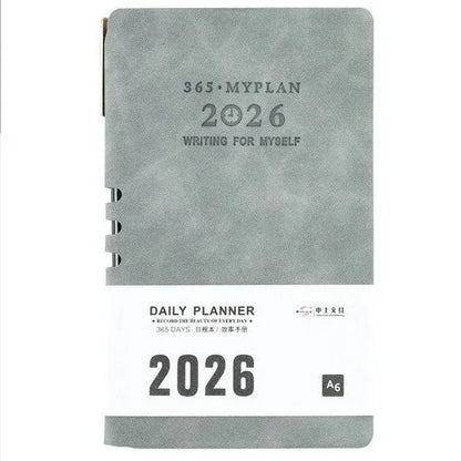 Premium Soft Cover 365 Days Daily Planner With Pen