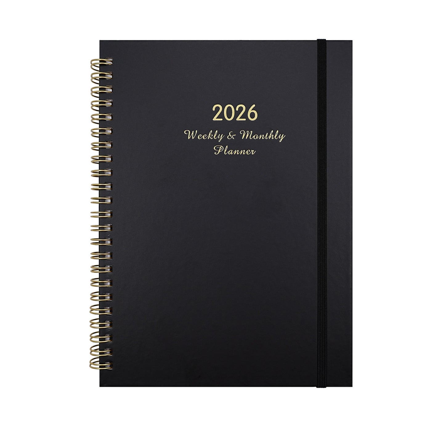 2026 Premium Coil Design Galaxy Star Weekly & Monthly Planner with Strap
