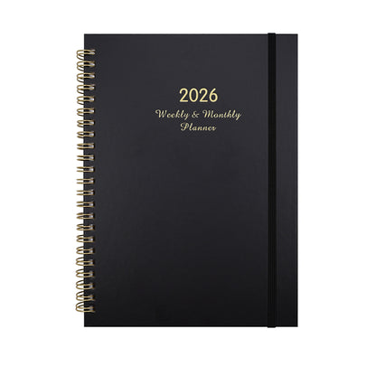2026 Premium Coil Design Galaxy Star Weekly & Monthly Planner with Strap