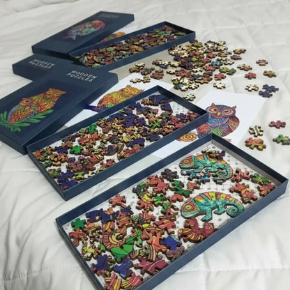 Premium Gift Box Wooden Puzzle