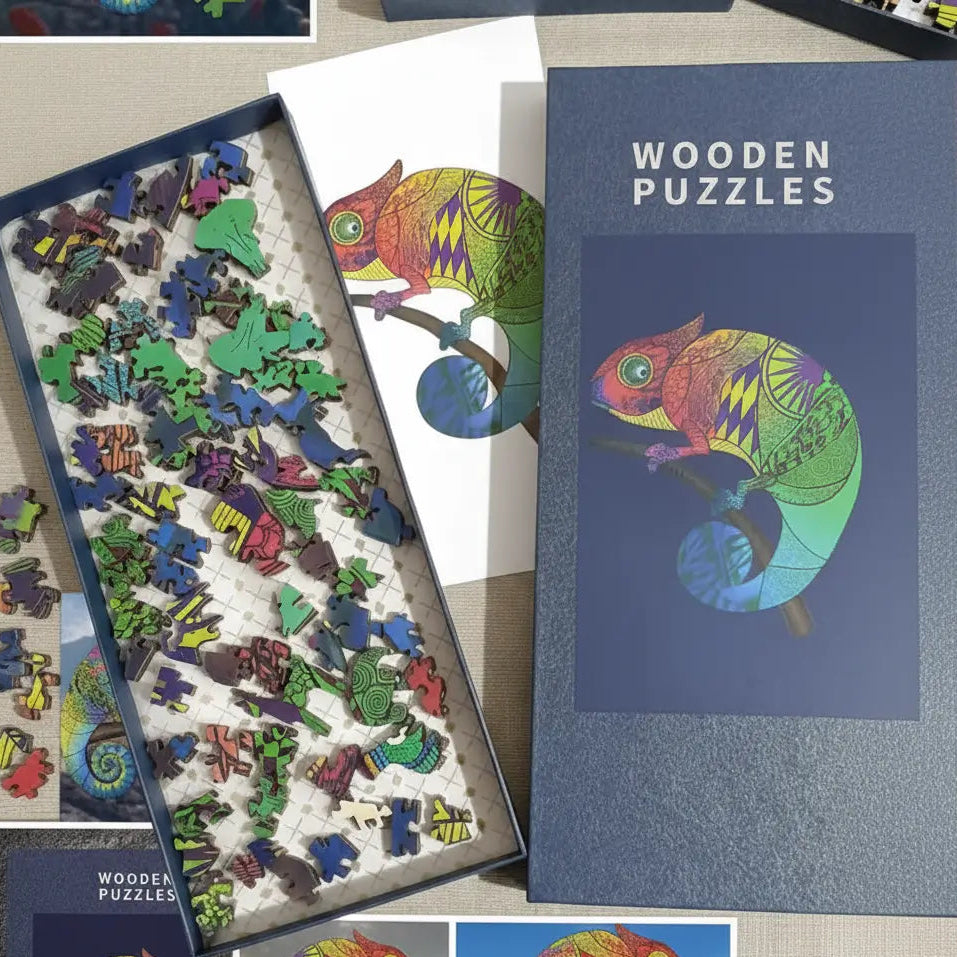 Premium Gift Box Wooden Puzzle