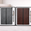 Premium Leather Notebook Gift Box with Metal Pen