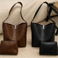 Premium  Leather Shoulder Bag with Matching Pouch