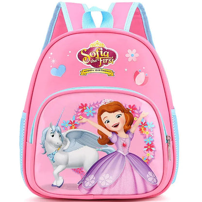 Kids Princess Cartoon Backpack Lightweight School Bag for Girls