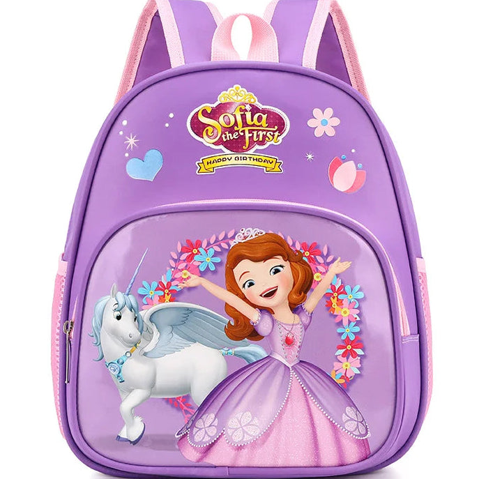 Kids Princess Cartoon Backpack Lightweight School Bag for Girls