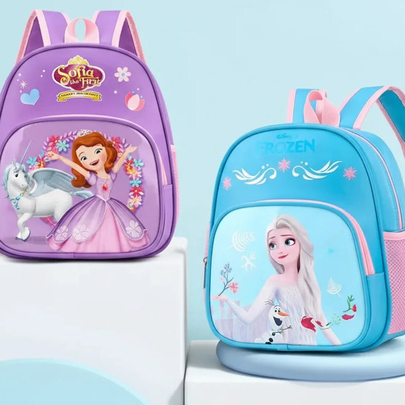 Kids Princess Cartoon Backpack Lightweight School Bag for Girls