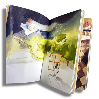 Alice in Wonderland Pastel Covers Designed Pages Journals