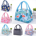 Printed Zipper Outdoor insulated Lunch Bag